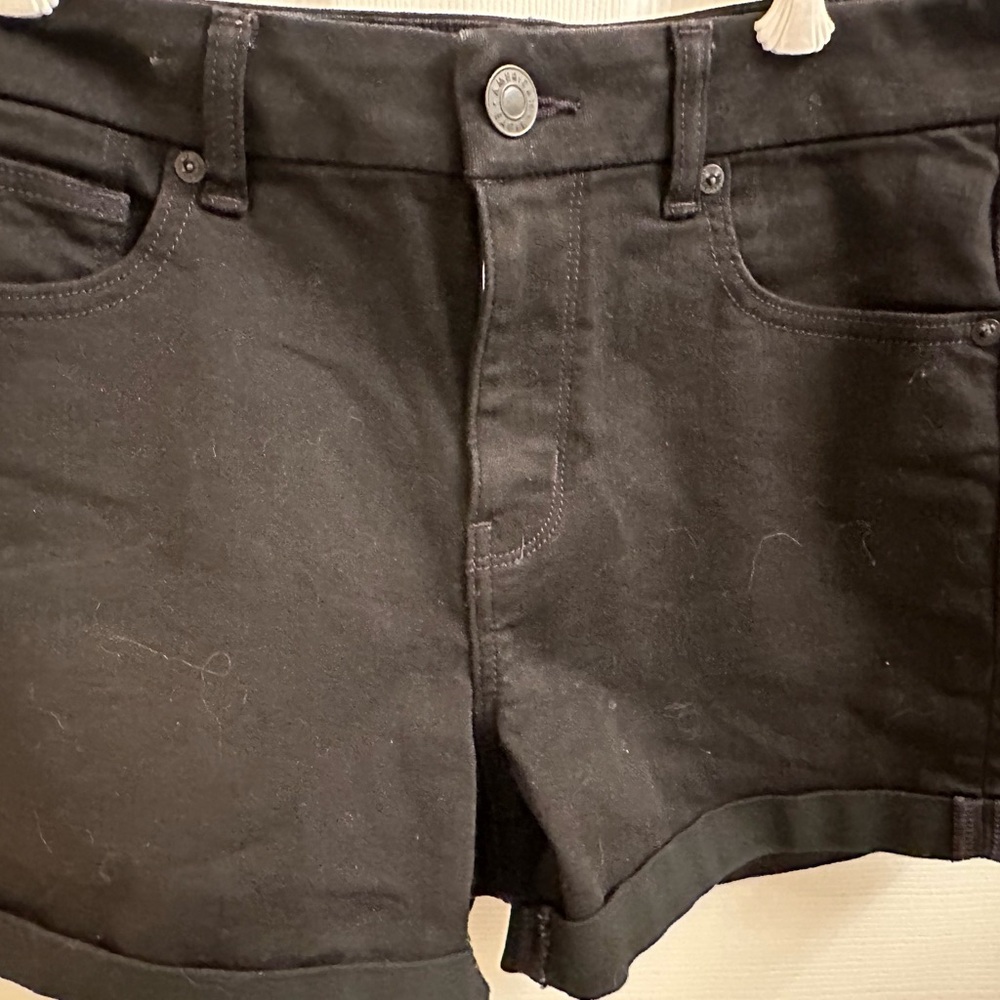 American Eagle Next Level Stretch Black Jean Shorts. Never worn